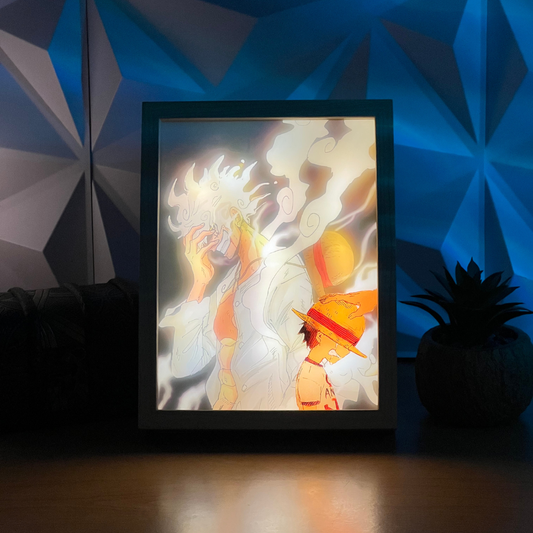 Luffy LED Frame – Hidden Image